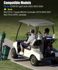Custom Tuning USB Cable For 6 Foot Electric Golf Carts Lets You Easily Tweak Your Rig Performance To Roll Smooth Over Rough Trails And Cruise Happy On The Green Year Round, ICON EV golf cart on a path.