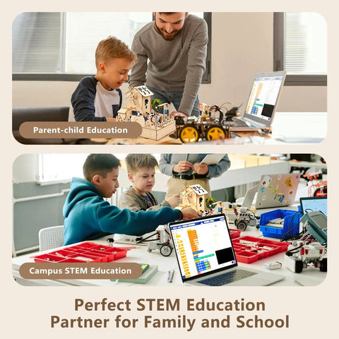ESP32 Smart Farm Kit for Teens and Adults, Arduino and Scratch Compatible IoT Greenhouse With Auto Watering, Pet Feeder, Solar Windmill, Hands-On DIY Coding Project Gift for Learning and Fun in classroom