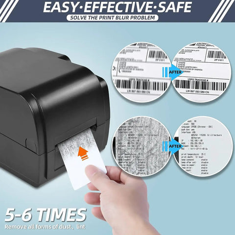 Using a Dual Side Card Reader Cleaning Card For CR80 Terminals, No Fuss Quick Dry Cleaning Solution For POS Devices, Pre Packed