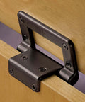 Heavy Duty Lid Stay Torsion Hinge For Chests And Storage Trunks 60 Inch-Pound Capacity Rustic Bronze Finish installed on wood