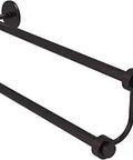 18 Inch Double Towel Bar In Antique Bronze Built To Last, Solid Brass Construction With Concealed Mounting Hardware, Two Bar Design