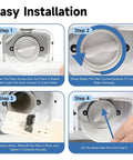 Easy installation steps for Washer Drain Pump Filter Replacement For GE Washing Machines GFW450 Series GFW550SSN0WW