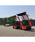 Compact Mini Track Skid Steer Loader Workhorse For Construction, Landscaping And Material Handling Tasks on paved site