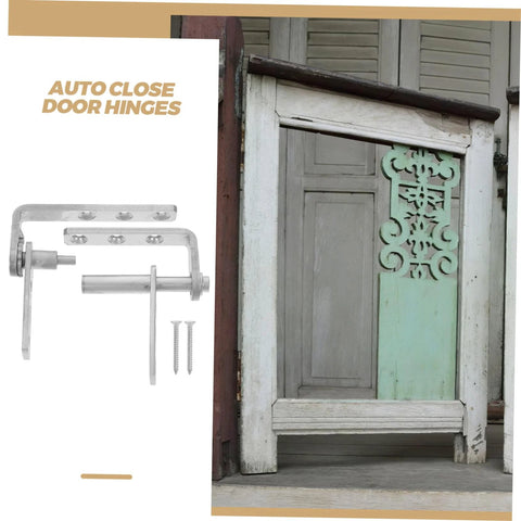 Hidden Door Hinges With Automatic Rebound For Concealed Bookcase Doors Stainless Steel Heavy Duty Pivot Hinges illustrated