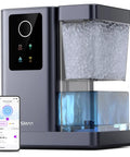 Nugget Ice Maker Countertop With App And Voice Control Self Cleaning Ice Machine With 3L Water Tank 40 Pounds Per Day