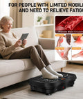 Vibration Plate Exercise Machine For Full Body Workouts, 130 Levels Of Vibration, Lymphatic Drainage And Weight Loss, 450 Lb Capacity