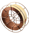 ER70S-6 Mild Steel MIG Welding Wire 0.035 Inch Diameter, 30 Pound Copper Coated Roll On 12 Inch Steel Spool, GMAW Shielded