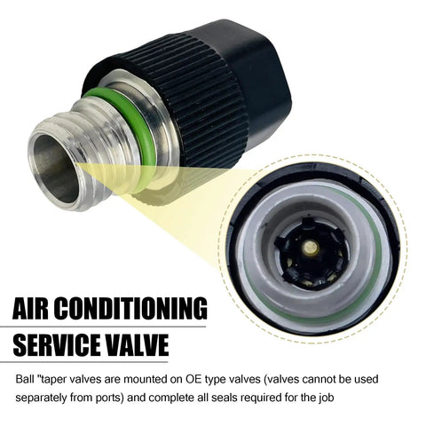 Air conditioning service valve from Sixteen Piece Air Conditioning Valve Core Kit With Disassembly Tool R12 And R134a Cores Valve Caps Buick Cores High Pressure Service Valve Automotive AC System Repair Set