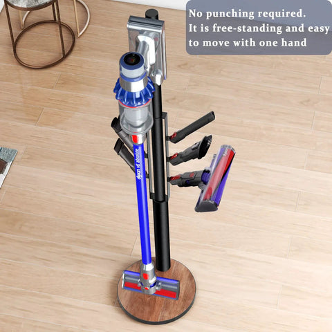 Freestanding Vacuum Docking Station Stand With Six Hooks For V15 Detect And V11 V10 V8 V7 V6 Cordless Vacuum Cleaners