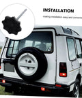 Spare Tire Hold Down Bolt Replacement for Cars Universal Clamp Hardware installation on vehicle's spare tire