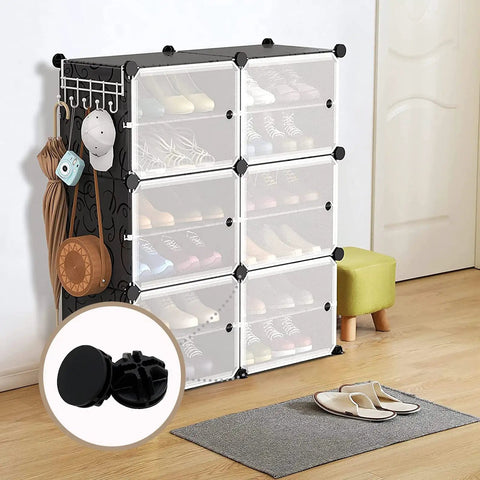 30 Piece Black Wire Cube Grid Connectors, Hella Durable Cable Clips For Organizing Thin Wires Under 4Mm, Smooth Plastic Mount Brackets With Secure Locking Slots, Built Tough And Freakin Easy To Use
