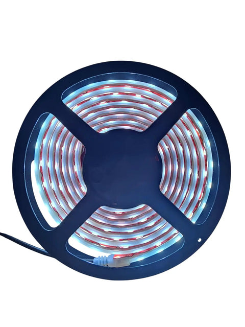 8 Foot IP68 White Marine LED Strip Lights Submersible For Boats And Yachts on reel, 12V waterproof under gunnel accent lighting