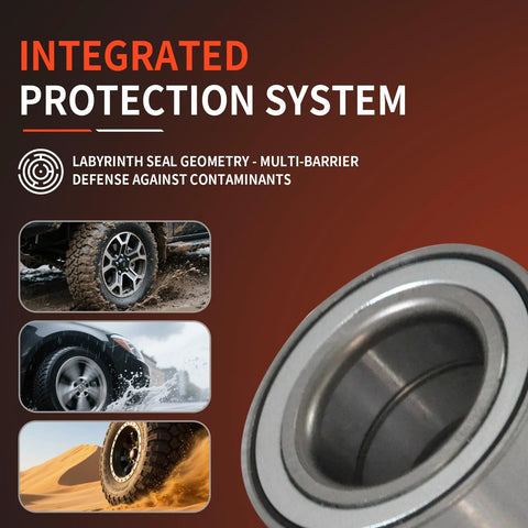 Front Wheel Hub Bearing Replacement For Hyundai Elantra 2007-2018 featuring integrated protection system with seal geometry