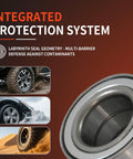 Close-up of Front Wheel Hub Bearing Pair For Hyundai Elantra 07-18 with integrated protection system for durability