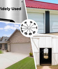 10 Pack 1.8 Inch Nylon Garage Door Rollers With 4.7 Inch Stem Quiet Replaceable Wheels for garages, barns, warehouses