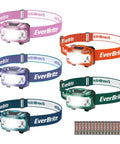 Five Pack Kids Headlamps With Red Light And Memory Function, Five Modes, adjustable straps, colorful design, batteries included