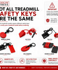 Replacement Treadmill Key For Rebok Models Part 301180 Fits Select Home Treadmills warning about key style differences