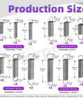 Solid Carbon Steel Spring Assortment Kit With 250 Piece Count Featuring 5 Versatile Compression Sizes For Heavy Duty Repairs And DIY Projects To Keep Your Gear Running Smooth And Tough Out There. product size chart for extension springs