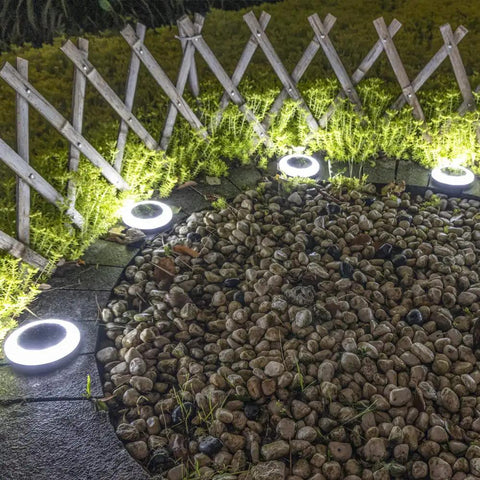 Colorized Solar Ground Lights With 20 Lumens Dope Outdoor RGB LEDs For Pool Area, Pathway, illuminating garden at night