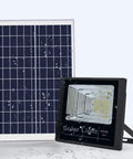 JUDYSSY Solar Flood Lights Solar Led Flood Lights with 65W panel and light, waterproof for outdoor use, effective solar lighting.