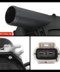 Close-up of Secondary Air Injection Smog Pump For Toyota Tacoma 2005 2015 2.7L L4 Replacement 176000C020 blade terminals and connectors.