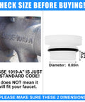Diagram showing Easy Install Vacuum Breaker Repair Kit For Outdoor Sillcock Valves with dimensions and ASSE 1019-A marking