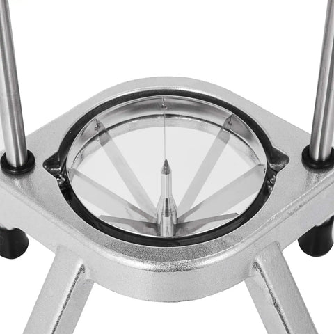 Close-up of 8 Section Commercial Citrus Wedger With Stainless Steel Blades For Bar Or Restaurant Prep Easy Lemon And Lime Cutter