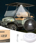 Hella Bright Universal Golf Cart Dome Light With Usb Rechargeable Battery And Cool White Led for smooth lighting above golf cart seats.
