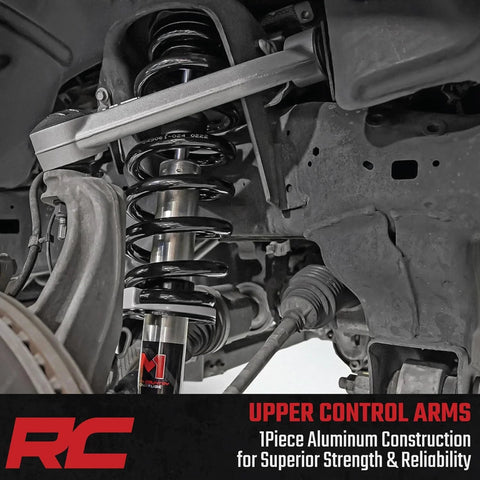 Installed Forged Upper Control Arms For 07 18 Chevy And GMC Trucks And SUVs Aluminum Forged Strength POM Ball Joints