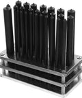Pro-Grade Heavy-Duty Transfer Punch Set With Base, 28-Piece Positioning Punches for machinery and mechanical repair