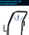 Front mounted handle of MIG TIG ARC Welder Cart With Upgraded Handle, Heavy Duty Portable Welding Station On Galvanized Casters