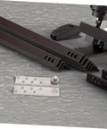 Heavy Duty Hidden Hinges For Doors Made Of Stainless Steel 360 Degree Pivot Hinge System displayed on a textured surface
