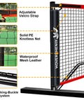 Portable 22ft Regulation Pickleball Net Set With 4 Outdoor Balls And Carry Bag, Weather Resistant Steel Frame, net details