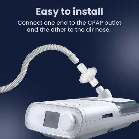 Inline CPAP Filter Pack For CPAP Machines, High Efficiency Filtration For Particles And Odors, Clean Air And Breathe Easy Comfort