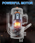 Illustration of internal components of Water Transfer Pump 110V 1.6 HP Shallow Well Pump showing electric motor details.