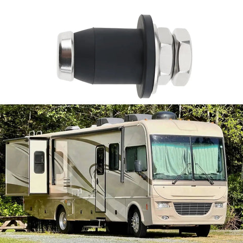 4 Pack RV Water Tank Level Sensors With 5mm Screw In Probes, motorhome parked in a campground