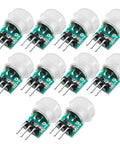 AM312 PIR Sensor Module 10 Pack Mini Pyroelectric Infrared Motion Detector For DIY Electronics 2 7V To 12V High Sensitivity Auto Trigger