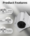 2 Pack SCS16UU Linear Ball Bearings 16mm ID 44mm Length Aluminum Slide Block with premium bearing steel features