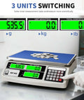 Heavy Duty Industrial Counting Scale With 30kg Capacity And 0.5g Precision For Coins And Parts Rock Solid Pro Grade Digital Scale With RS232 Port