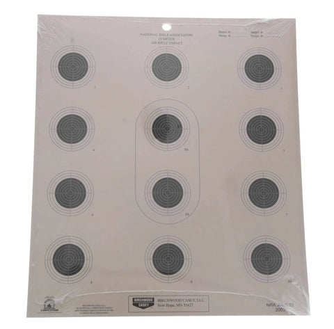 10 Meter Air Rifle Target Pack With 25 Plinking Friendly Targets For Practice And Competition At The Range Made In The USA on display