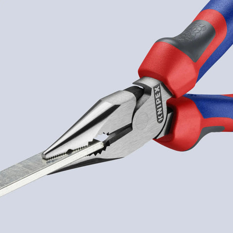 6 Inch Needle Nose Combination Pliers With Comfort Grip Slim Head And Pointed Anti Twist Jaws For Tight Spaces Convex Contour