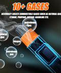 Lock Down Your Space With This Straight Up Reliable Natural Gas Detector That Catches Combustible Leaks Early Using Loud Audible And Visual Alarms For Absolute Home Safety with a visual of gas detector detecting multiple gases.