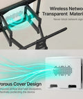Close-up of 9 Inch In Wall Media Box Recessed Cable Management Kit For TV Wire Organization showing white porous cover design.