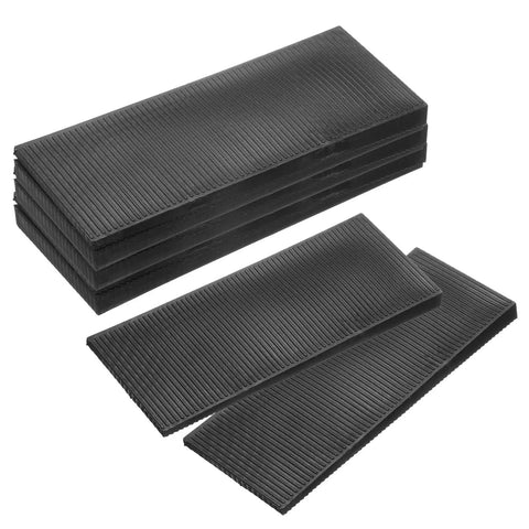 Plastic Shims for Leveling 8 Piece Set Black Wedges Non Slip for Tables Dresser Legs and More Furniture 120 By 50 By 8 Millimeters Durable PP Plastic