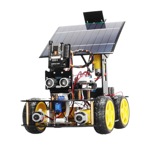 Solar Robot Kit For Teens And Kids Programmable STEM Toy With DIY Circuit Engineering Projects And Science Experiments A Fun Hands On Robotics Learning Kit, solar robot car with PP and metal parts