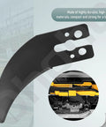 Top Shelf Replacement Table Saw Riving Knife for Smooth Fine Woodworking Jobs, black steel, durable, compact design.