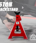 Six Ton Jack Stands Beefy Heavy Duty Self Locking With Quick Adjustment Steel Stands For SUVs MPVs Trucks And RVs