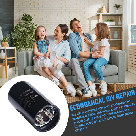 124 149 Uf Round CD60 Motor Start Capacitor 165 Vac Plus Or Minus 20 Percent For 50 60 Hz AC Motors with family image