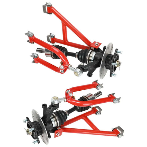 Beefed Up 4WD Rear CV Axle Shaft And Suspension Brake Kit For ATV UTV Go Kart Quad Buggy Golf Cart Includes CV Axles
