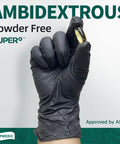 Vinyl Disposable Exam Gloves Black 4 Mil Powder Free Latex Free Medical Food Safe Cooking Cleaning Gloves 100 Pcs Small Thick Tactile Barrier For Home Kitchen And Medical Use